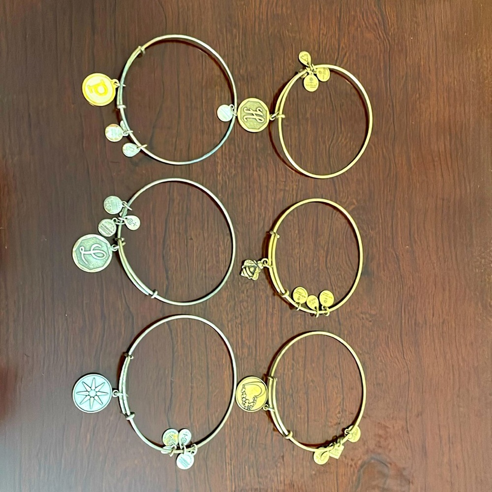 Alex AND ANI Bracelets (look closely there are tarnished areas on some.) - Picture 1 of 2